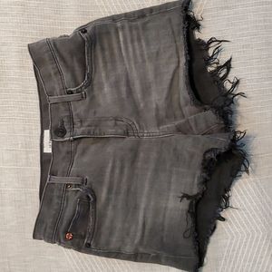 Gray Hudson Jean Shorts size 26